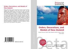 Capa do livro de Orders, Decorations, and Medals of New Zealand 