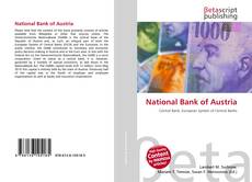 Capa do livro de National Bank of Austria 