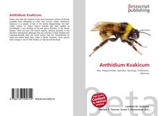 Buchcover von Anthidium Kvakicum