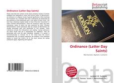 Обложка Ordinance (Latter Day Saints)