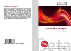 Capa do livro de Ambrosius Pelargus 