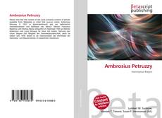 Capa do livro de Ambrosius Petruzzy 