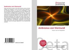 Bookcover of Ambrosius von Viermund