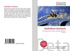 Bookcover of Anthidium Incertum