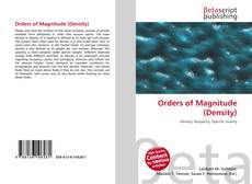 Bookcover of Orders of Magnitude (Density)