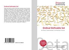 Bookcover of Ordinal Definable Set