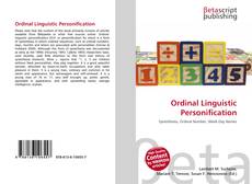 Bookcover of Ordinal Linguistic Personification