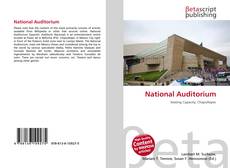 Bookcover of National Auditorium