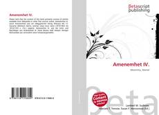 Bookcover of Amenemhet IV.