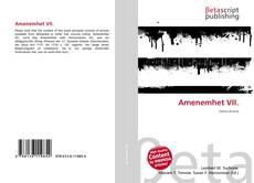 Copertina di Amenemhet VII.