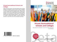 Copertina di Private Nontraditional Schools and Colleges