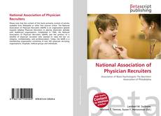 Buchcover von National Association of Physician Recruiters