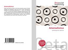 Buchcover von Amensalismus