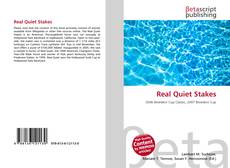 Buchcover von Real Quiet Stakes