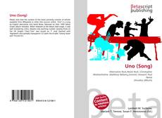 Portada del libro de Uno (Song)