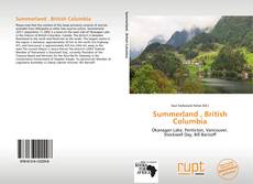 Buchcover von Summerland , British Columbia