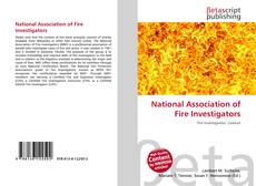 Couverture de National Association of Fire Investigators