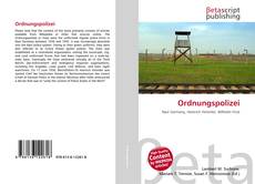 Couverture de Ordnungspolizei