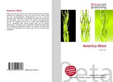 Capa do livro de America West 