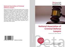 Bookcover of National Association of Criminal Defense Lawyers