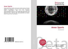 Bookcover of Amer Sports