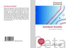 Capa do livro de Amerbach (Familie) 