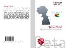 Capa do livro de Barima-Waini 