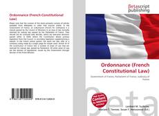 Buchcover von Ordonnance (French Constitutional Law)