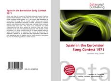 Buchcover von Spain in the Eurovision Song Contest 1971