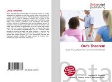 Buchcover von Ore's Theorem