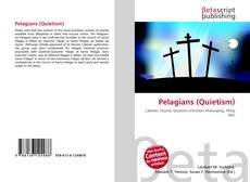 Couverture de Pelagians (Quietism)