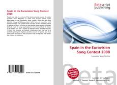 Buchcover von Spain in the Eurovision Song Contest 2008