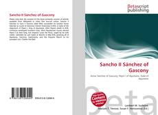 Portada del libro de Sancho II Sánchez of Gascony