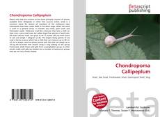 Copertina di Chondropoma Callipeplum