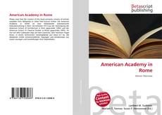 American Academy in Rome的封面