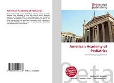 Buchcover von American Academy of Pediatrics