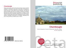 Copertina di Chambeugle