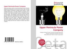 Copertina di Upper Peninsula Power Company