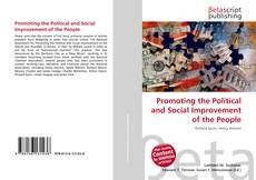Buchcover von Promoting the Political and Social Improvement of the People