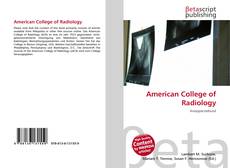 Copertina di American College of Radiology