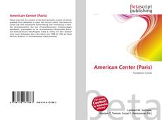 Copertina di American Center (Paris)
