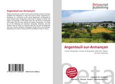 Buchcover von Argenteuil-sur-Armançon