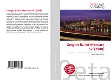 Copertina di Oregon Ballot Measure 57 (2008)
