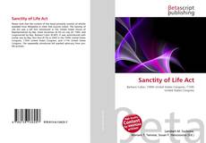 Sanctity of Life Act的封面
