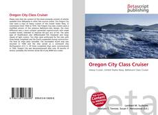 Couverture de Oregon City Class Cruiser