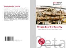 Capa do livro de Oregon Board of Forestry 
