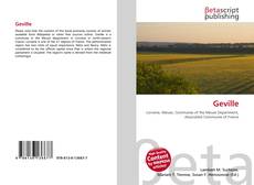 Capa do livro de Geville 