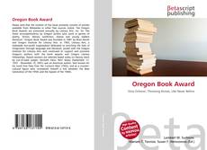 Oregon Book Award的封面