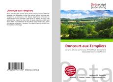 Buchcover von Doncourt-aux-Templiers