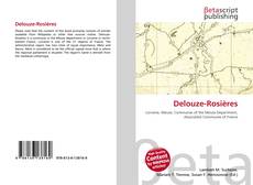 Buchcover von Delouze-Rosières